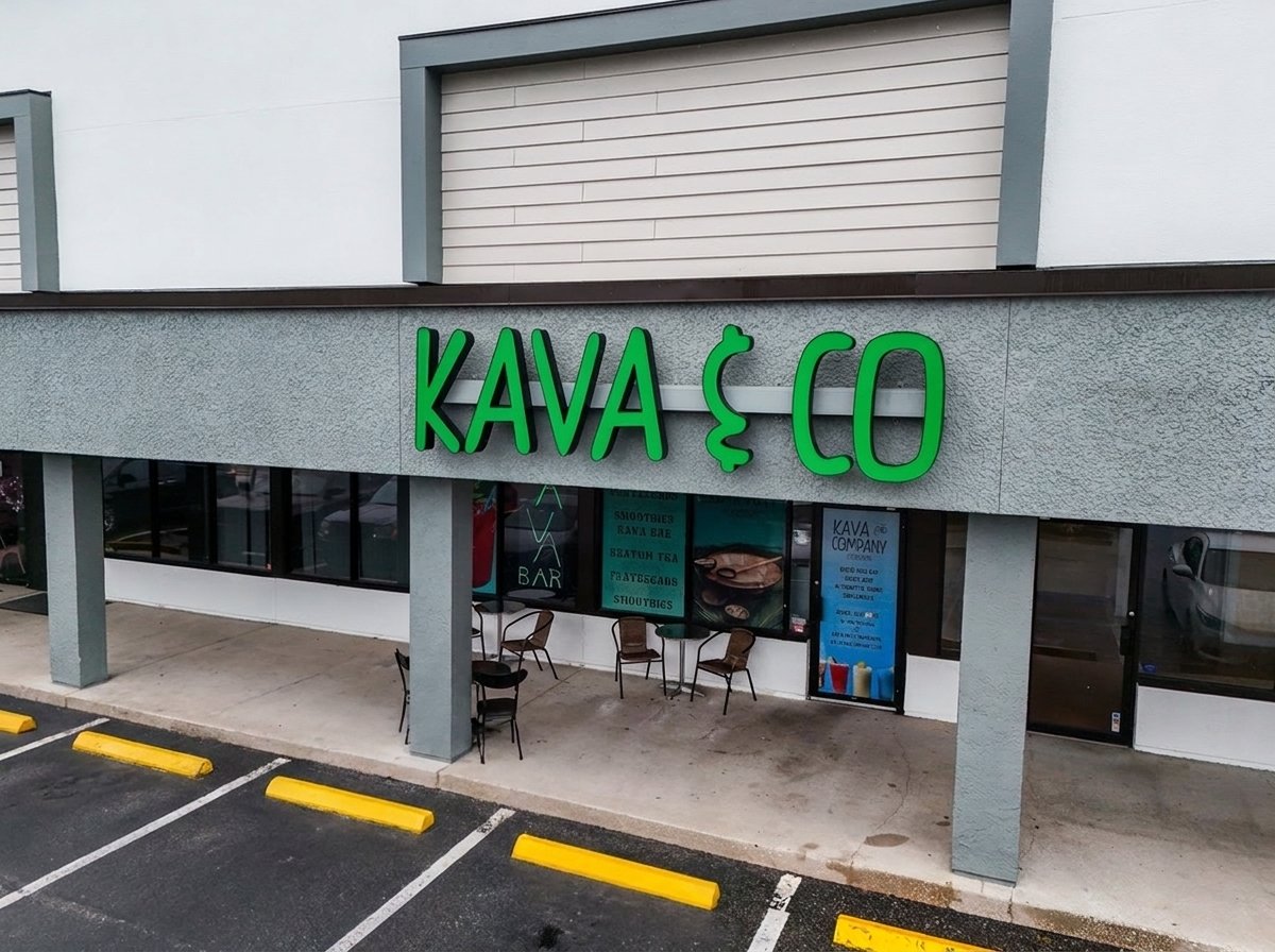 Kava & Company Mandarin storefront on Old St Augustine Rd